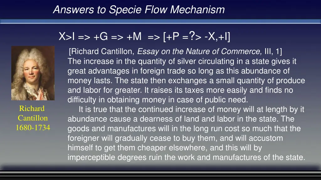 answers to specie flow mechanism 2