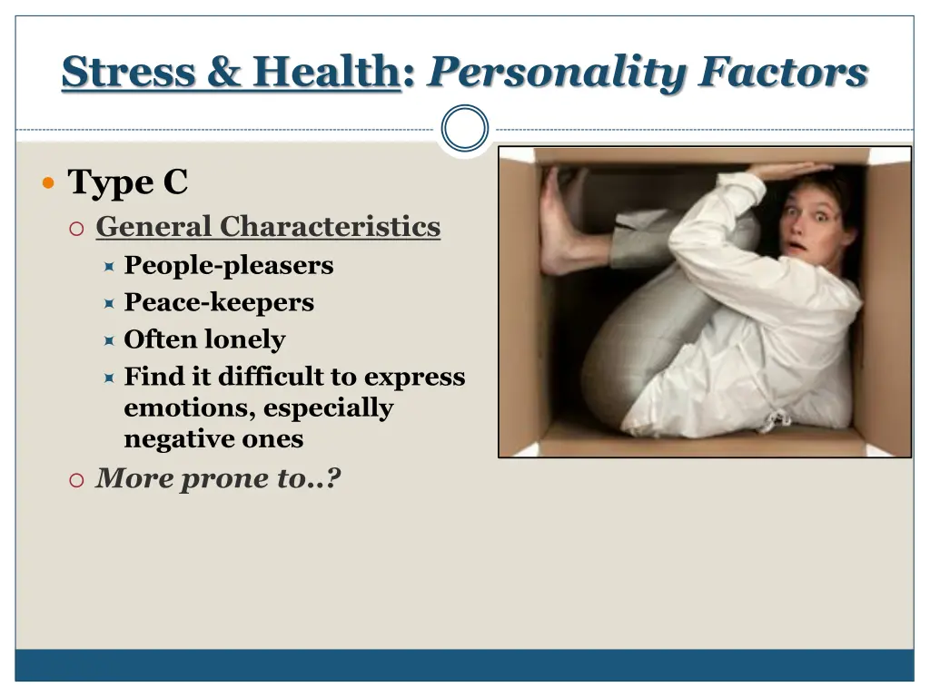 stress health personality factors 3