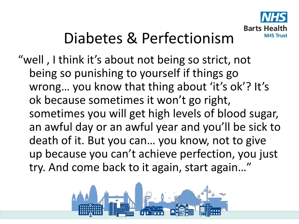 diabetes perfectionism