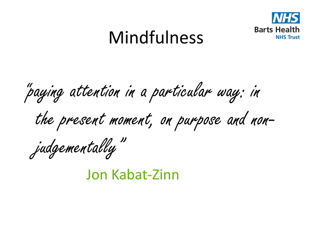 mindfulness