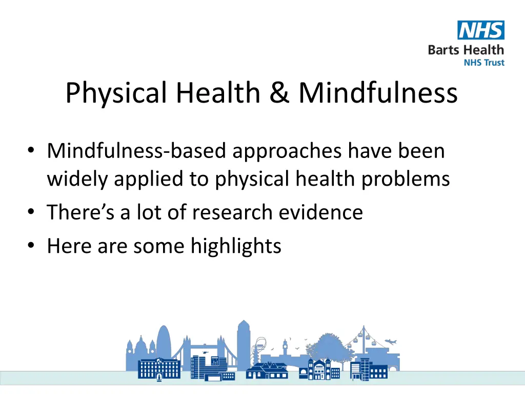 physical health mindfulness