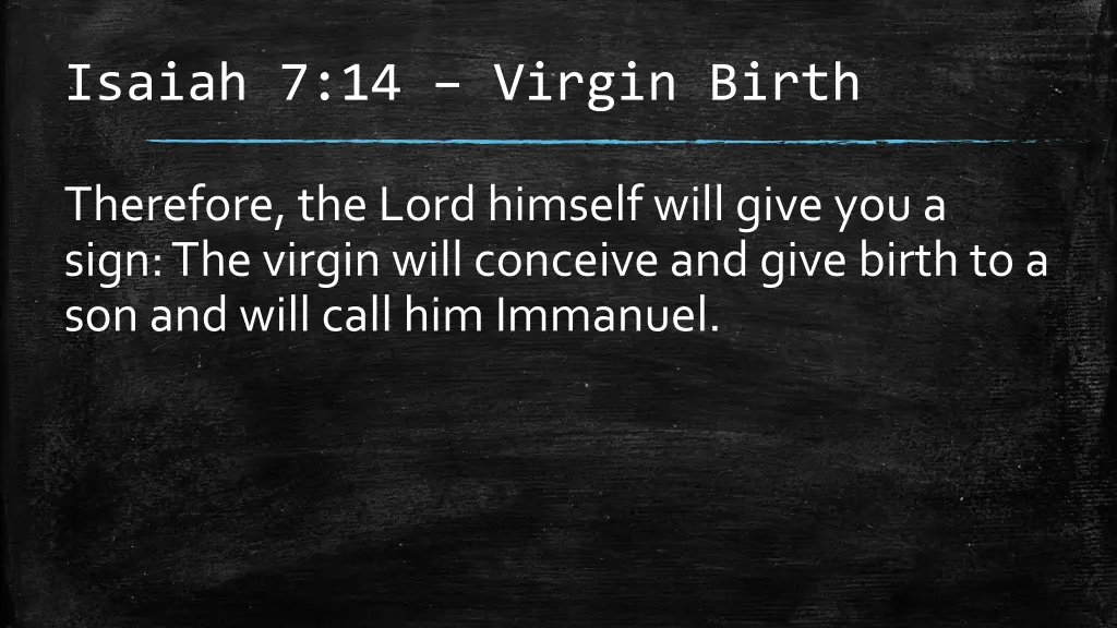 isaiah 7 14 virgin birth