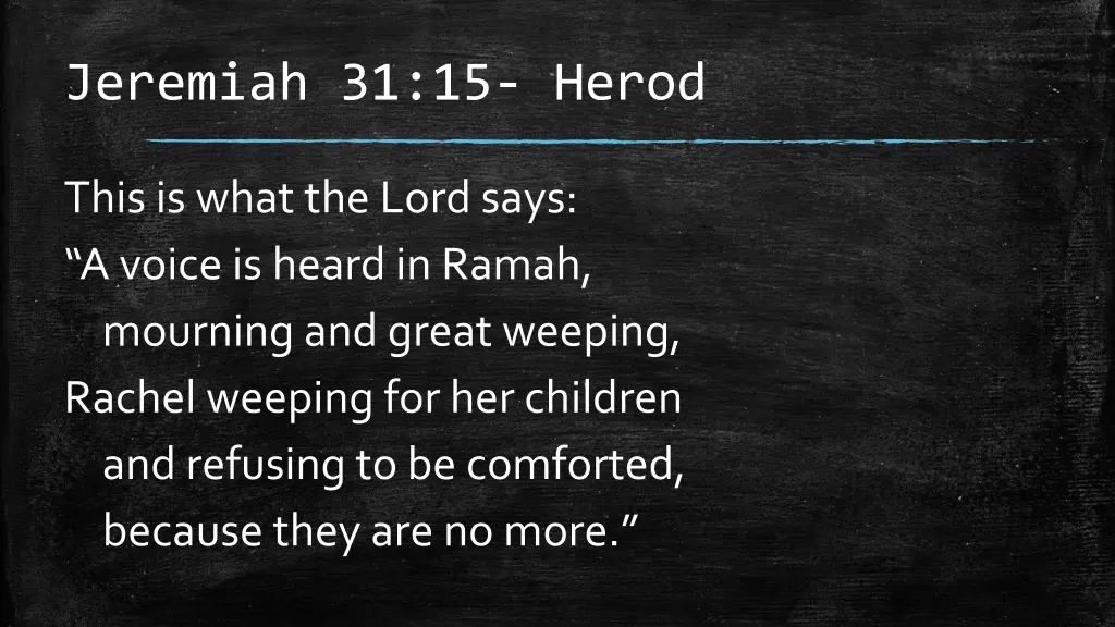 jeremiah 31 15 herod