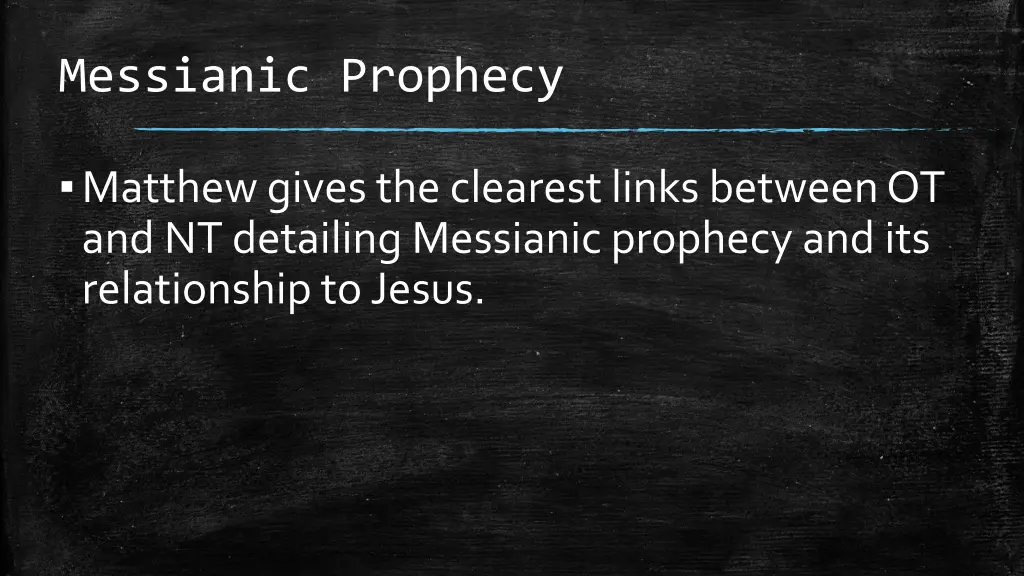 messianic prophecy 3