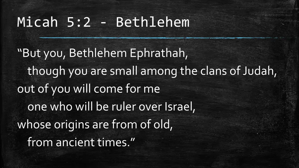 micah 5 2 bethlehem