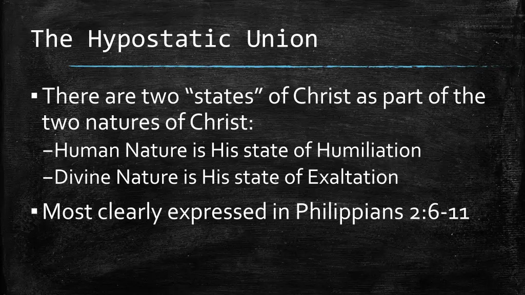 the hypostatic union 1