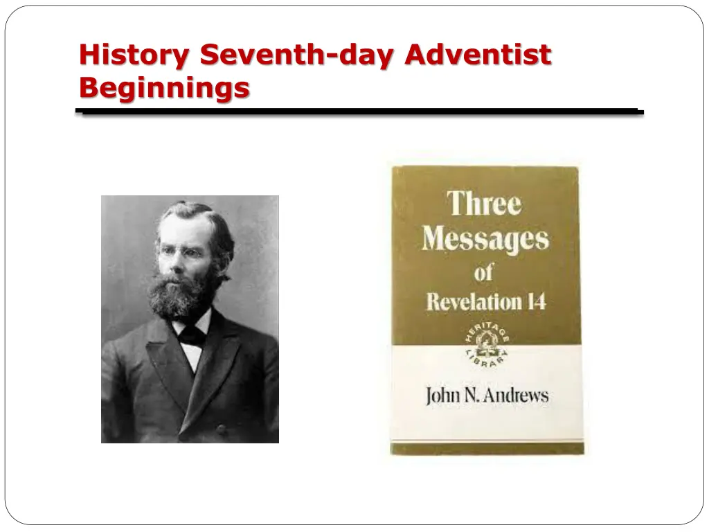 history seventh day adventist beginnings 2