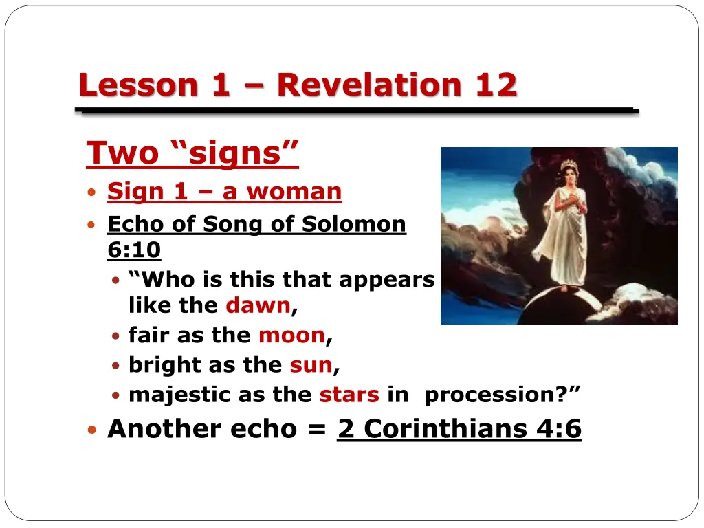 lesson 1 revelation 12 1