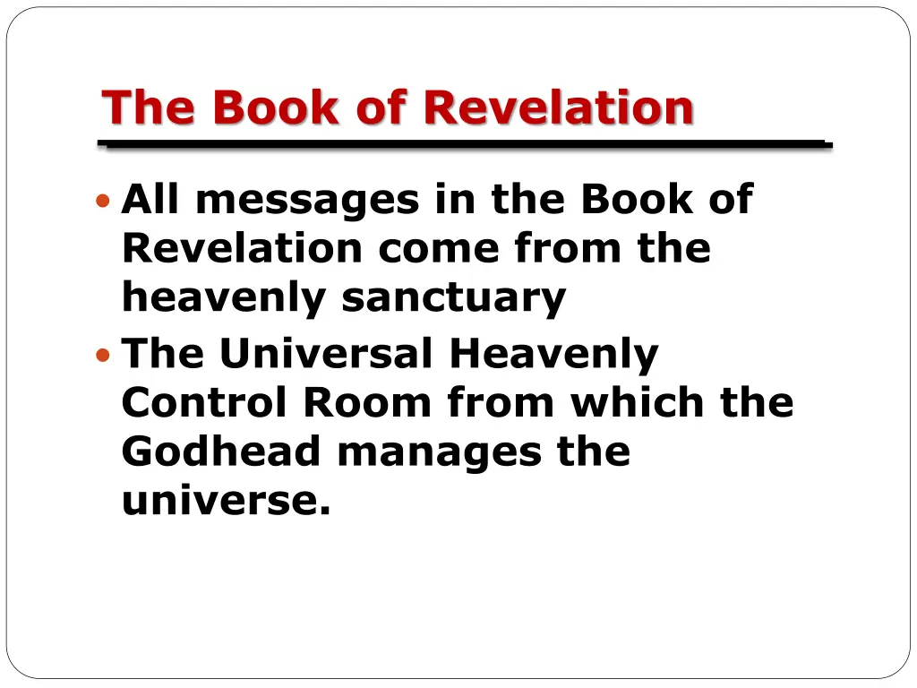 the book of revelation