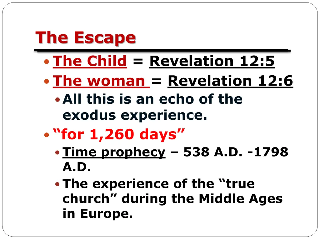 the escape the child revelation 12 5 the woman