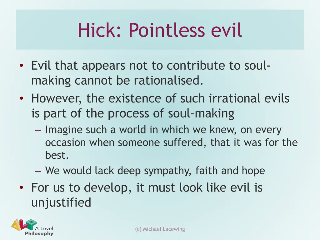 hick pointless evil