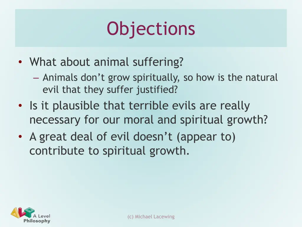 objections