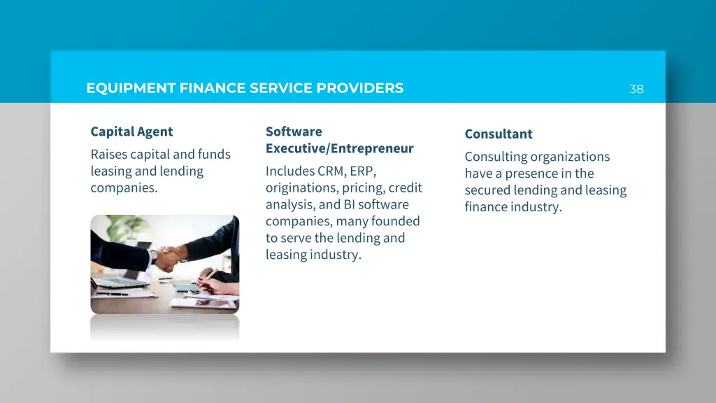 equipment finance service providers