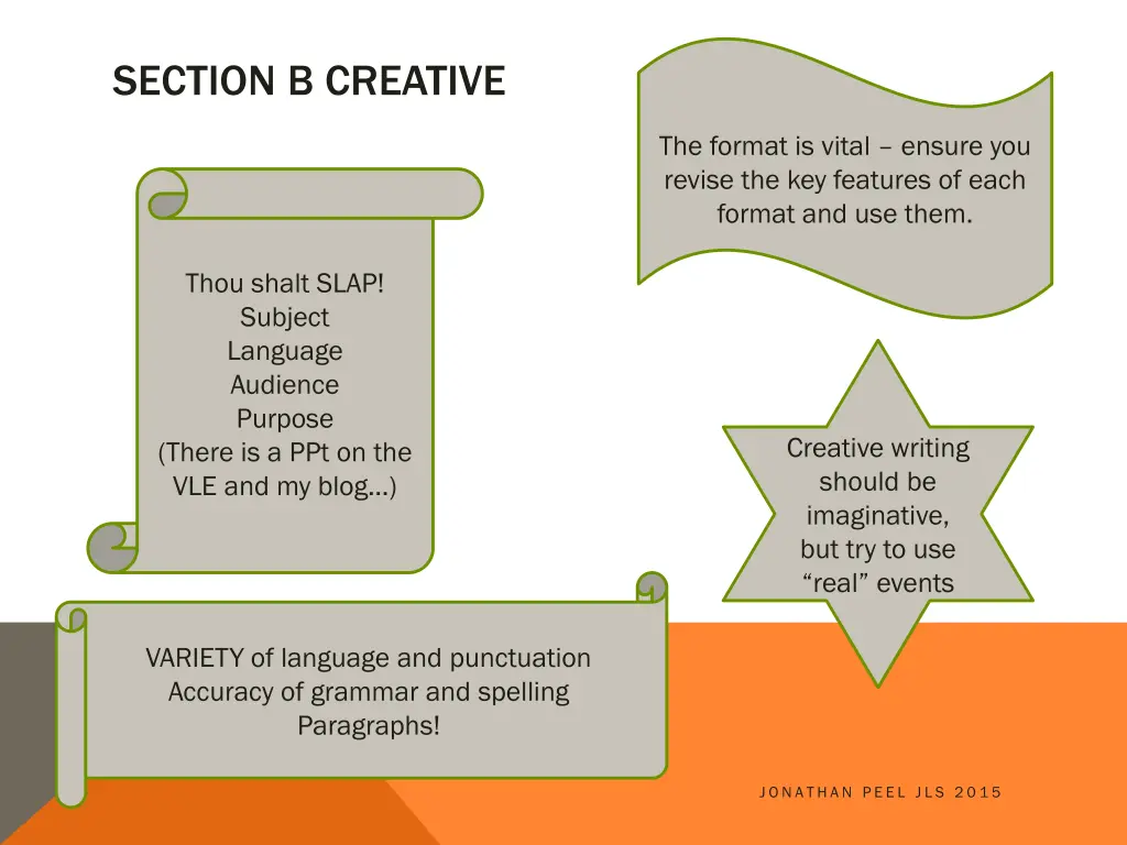 section b creative