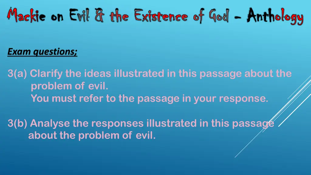 mackie on evil the existence of god mackie 4