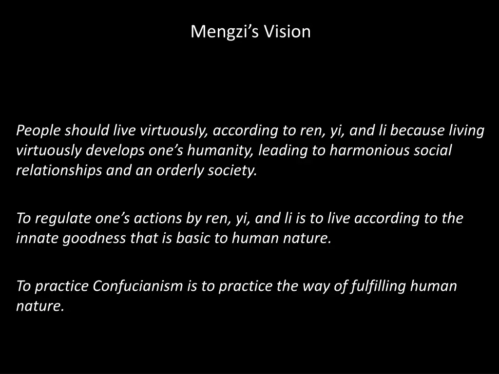 mengzi s vision