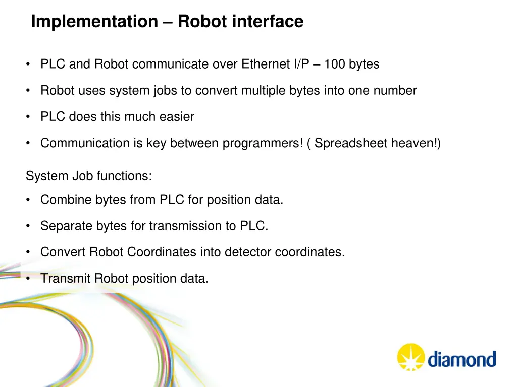 implementation robot interface