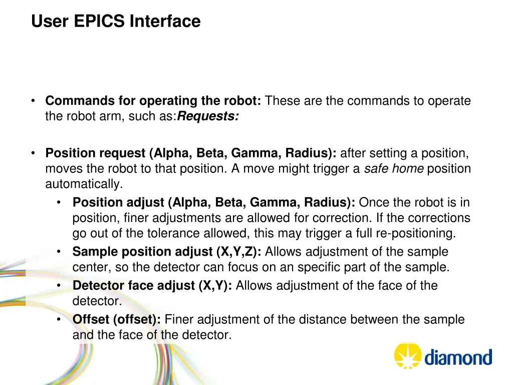 user epics interface