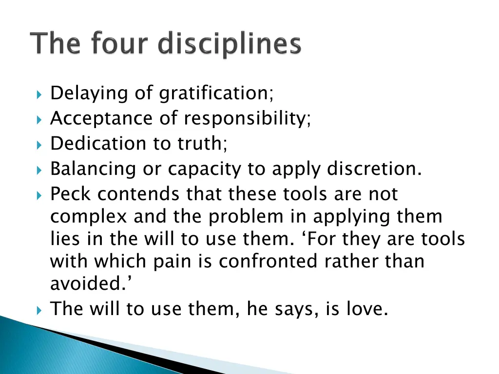 delaying of gratification acceptance