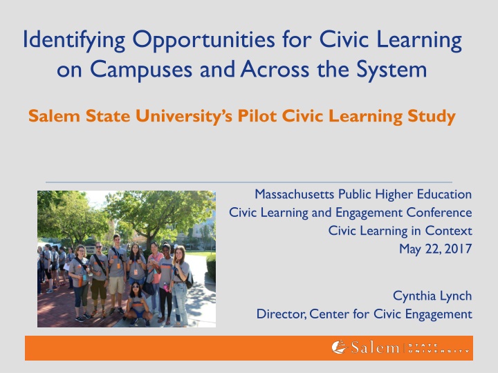 identifying opportunities for civic learning