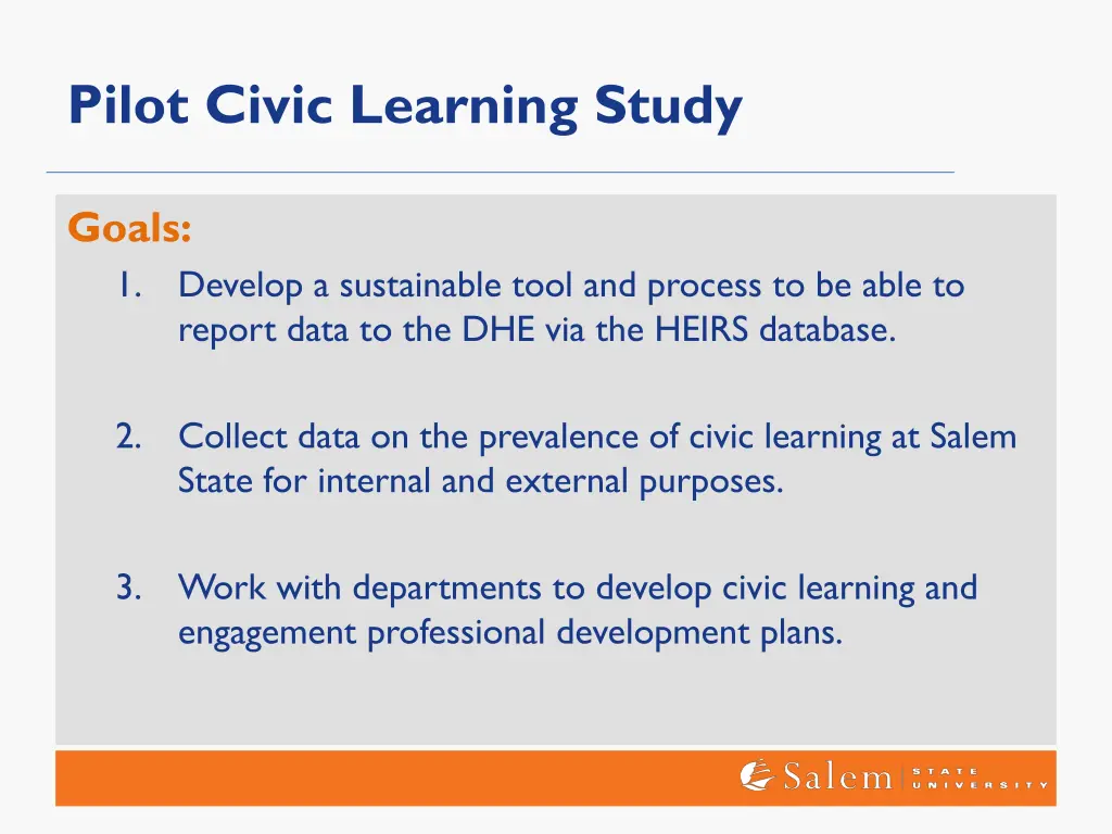 pilot civic learning study