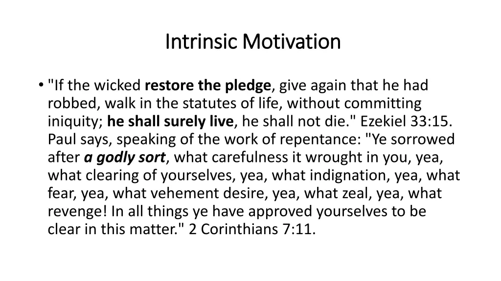 intrinsic motivation intrinsic motivation