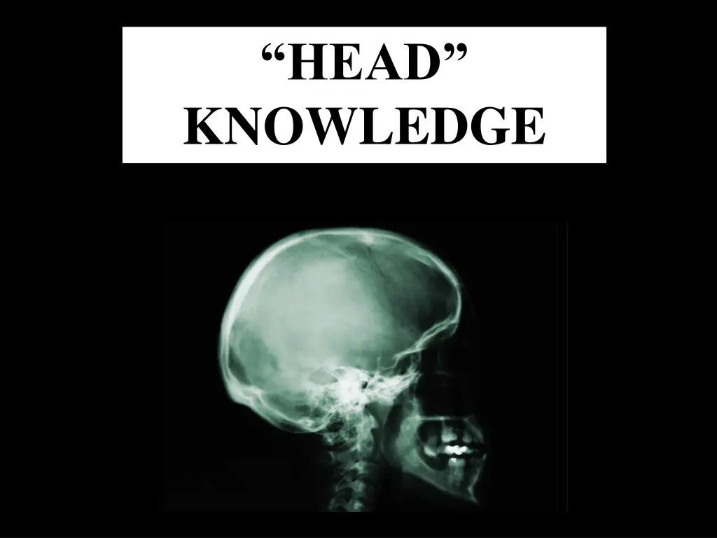 head knowledge