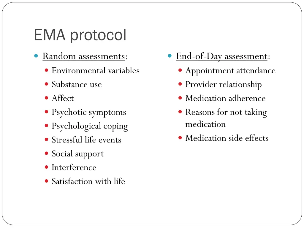 ema protocol