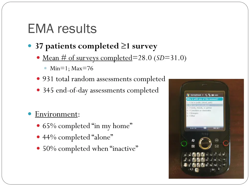 ema results