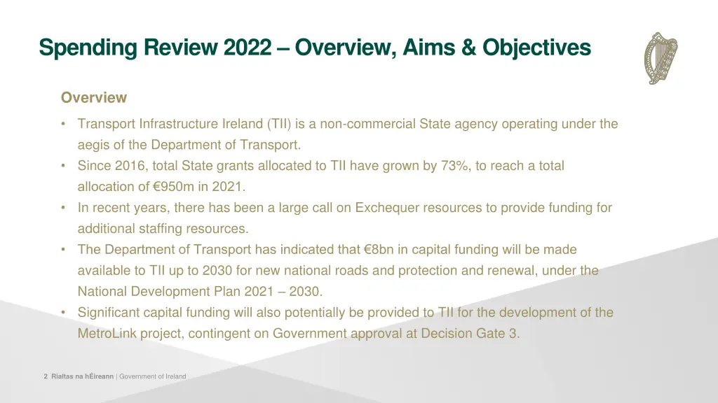 spending review 2022 overview aims objectives