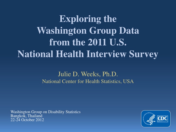 exploring the washington group data from the 2011