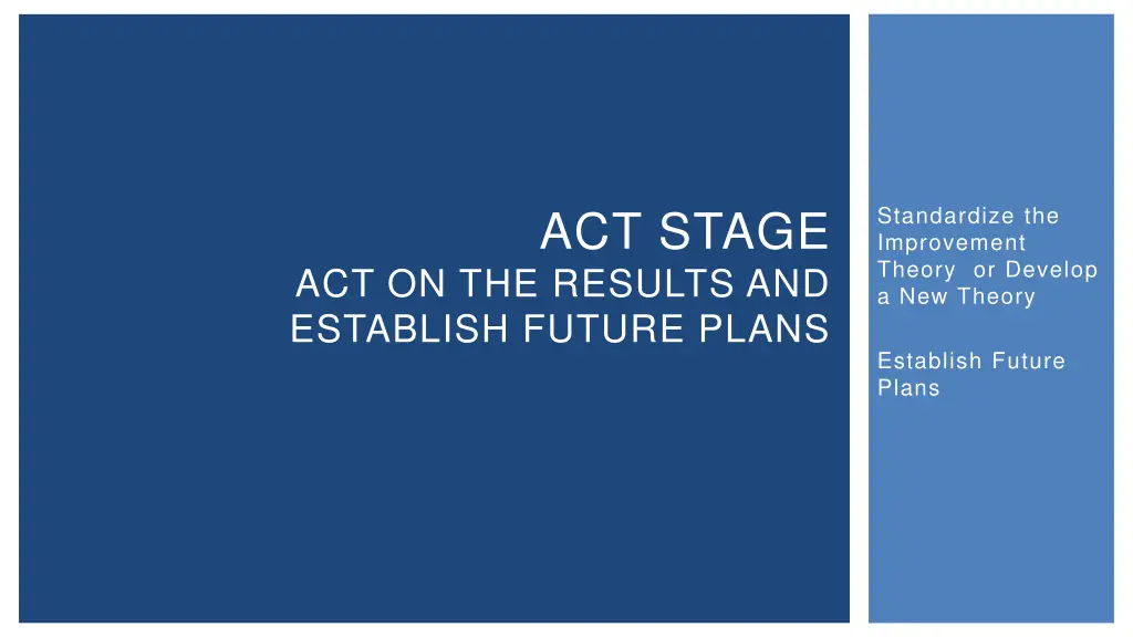 act stage