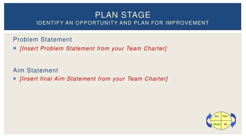 plan stage