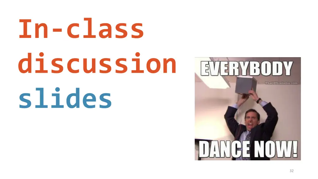 in class discussion slides