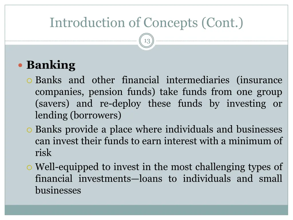 introduction of concepts cont 2