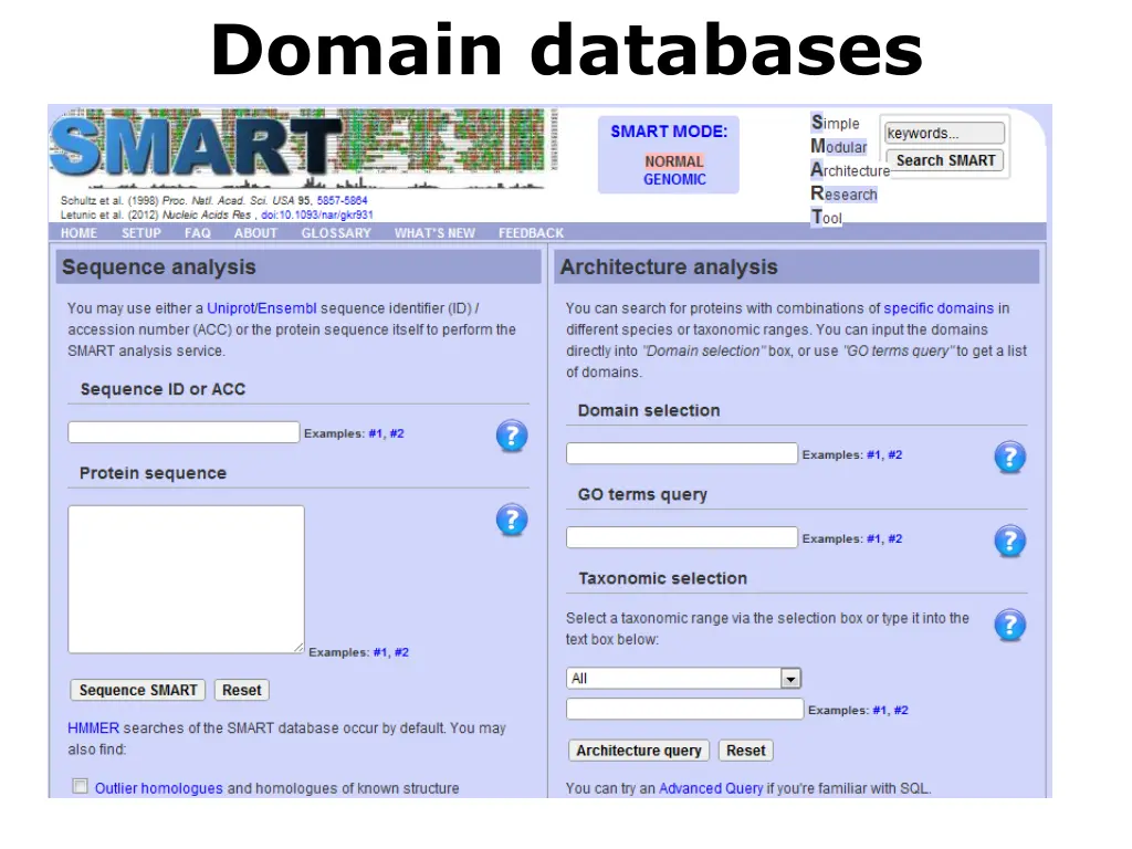 domain databases