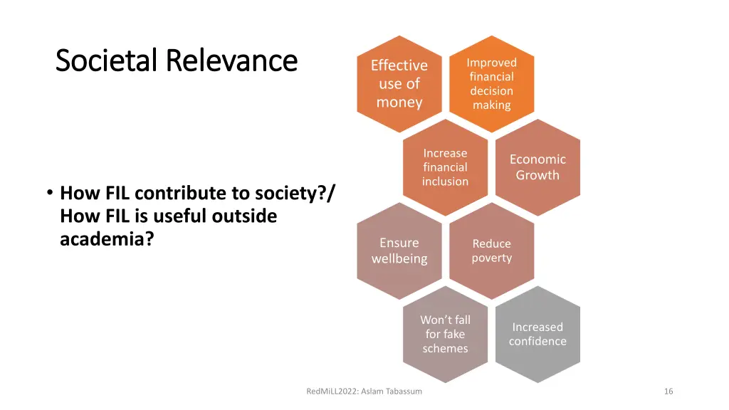 societal societal relevance relevance