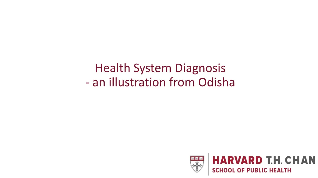 health system diagnosis an illustration from