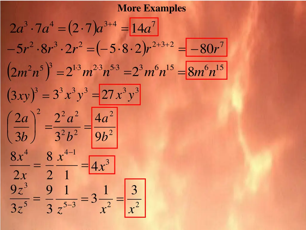 more examples 14 a 2 8 r 2 m