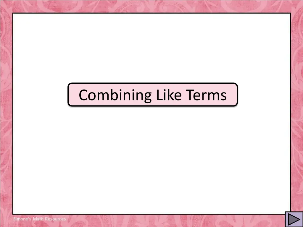 combining like terms