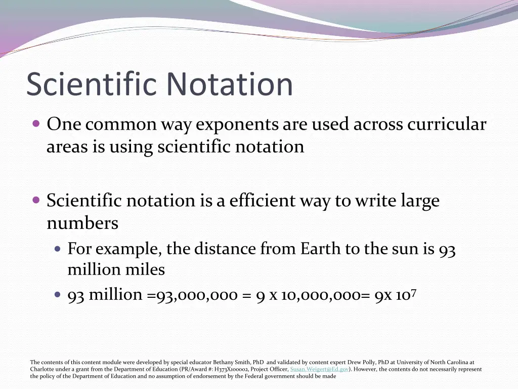 scientific notation