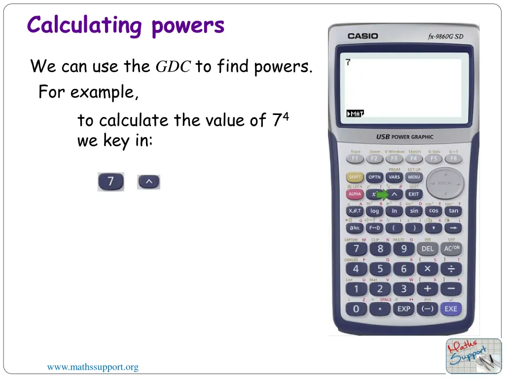 calculating powers 1