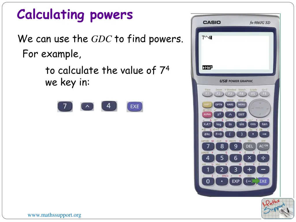 calculating powers 3