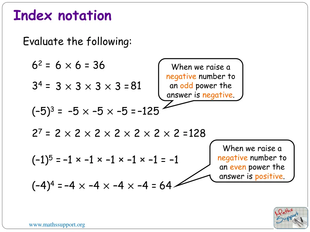 index notation