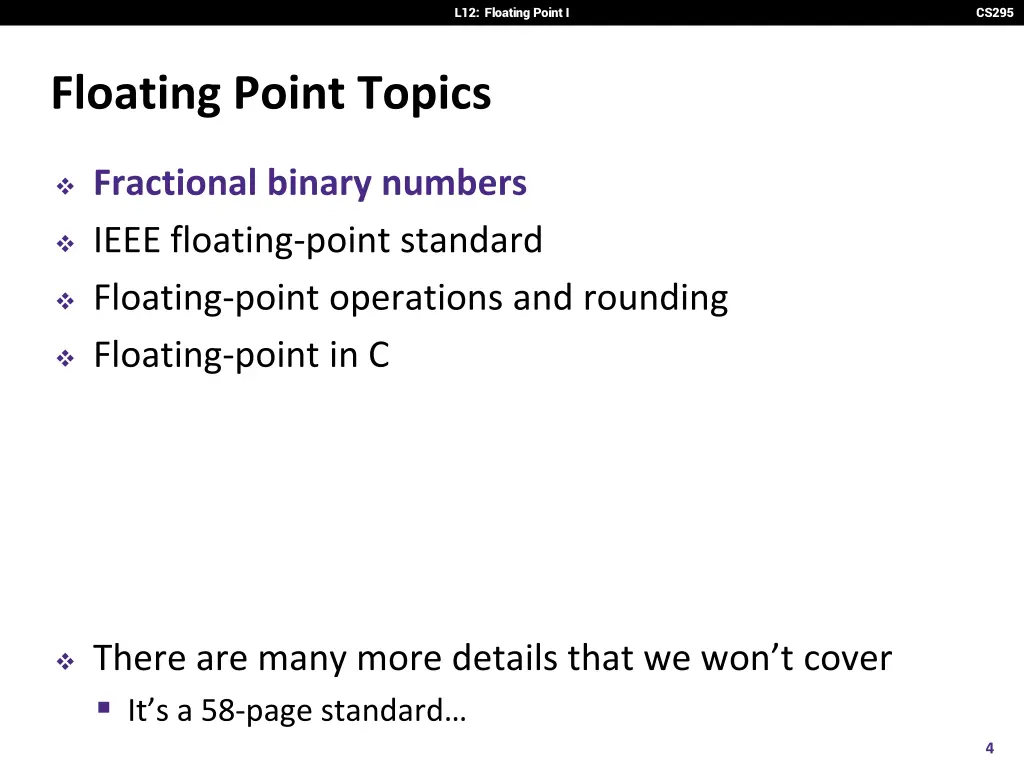 l12 floating point i 3