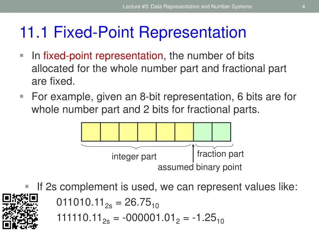 lecture 3 data representation and number systems 1