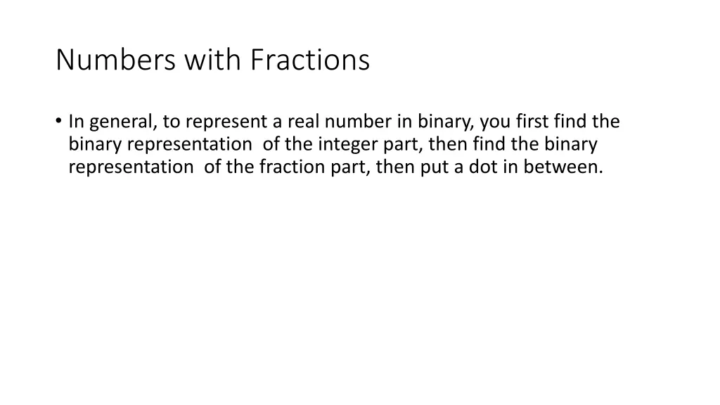 numbers with fractions 1