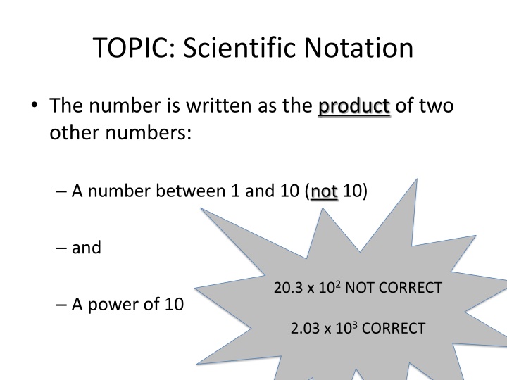 topic scientific notation