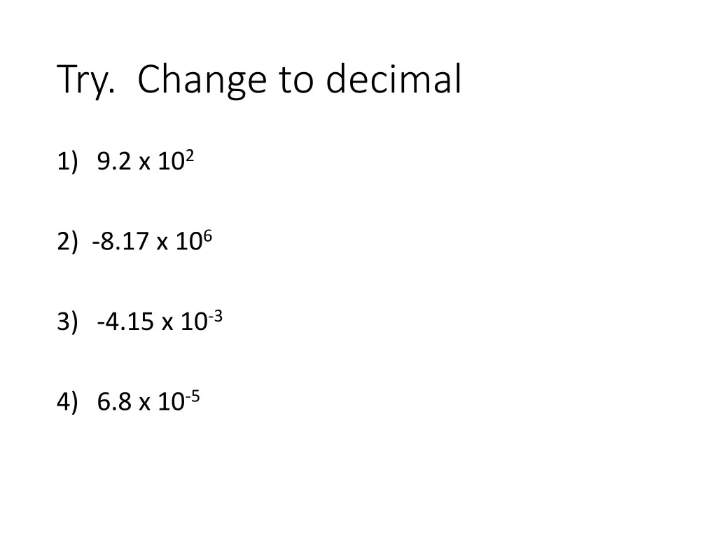 try change to decimal