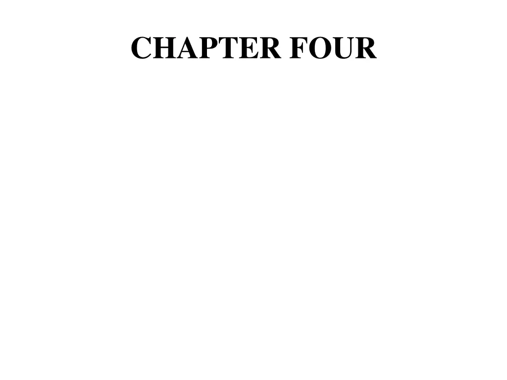 chapter four